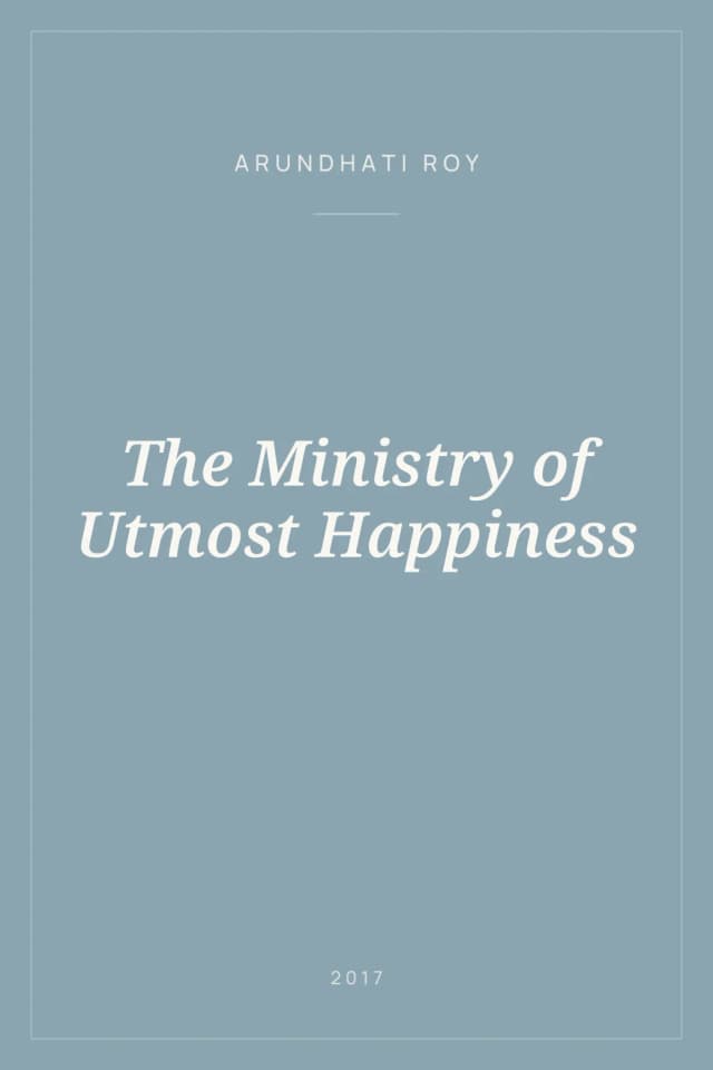 Portada de The Ministry of Utmost Happiness