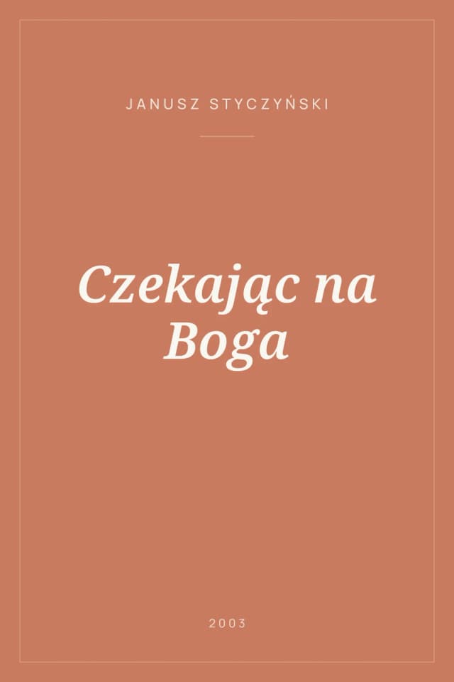 Portada de Czekając na Boga