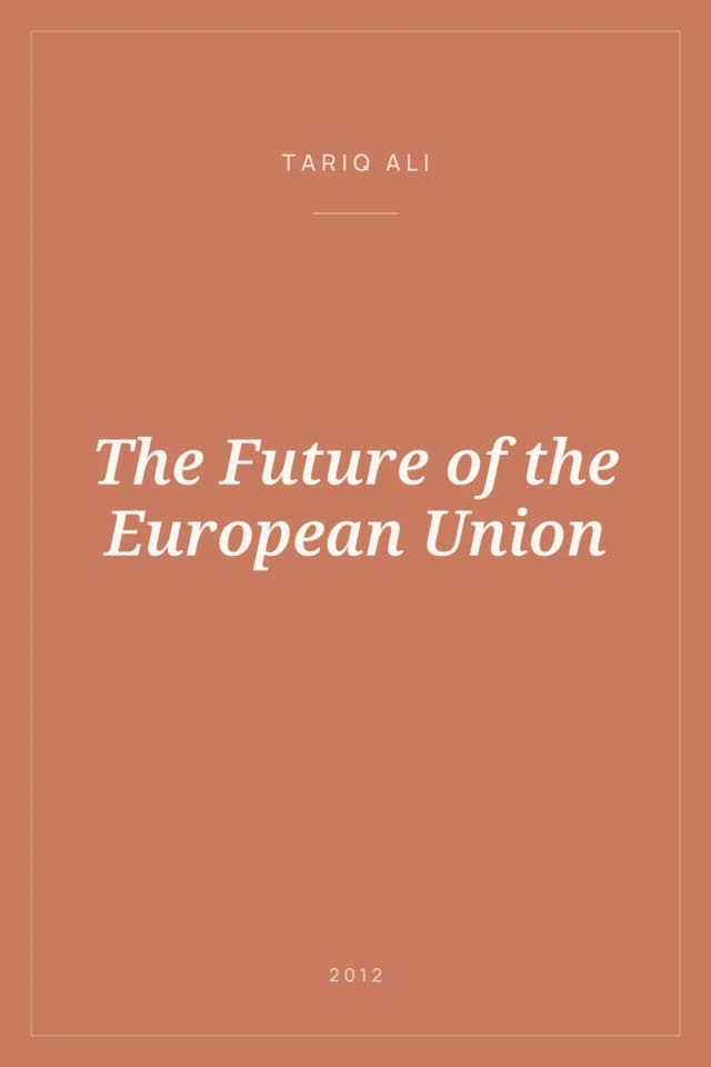 Portada de The Future of the European Union