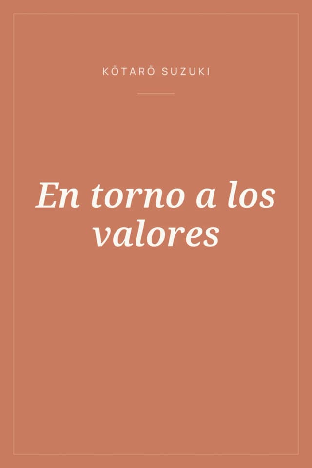 Portada de En torno a los valores