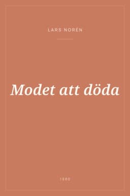 Portada de Modet att döda