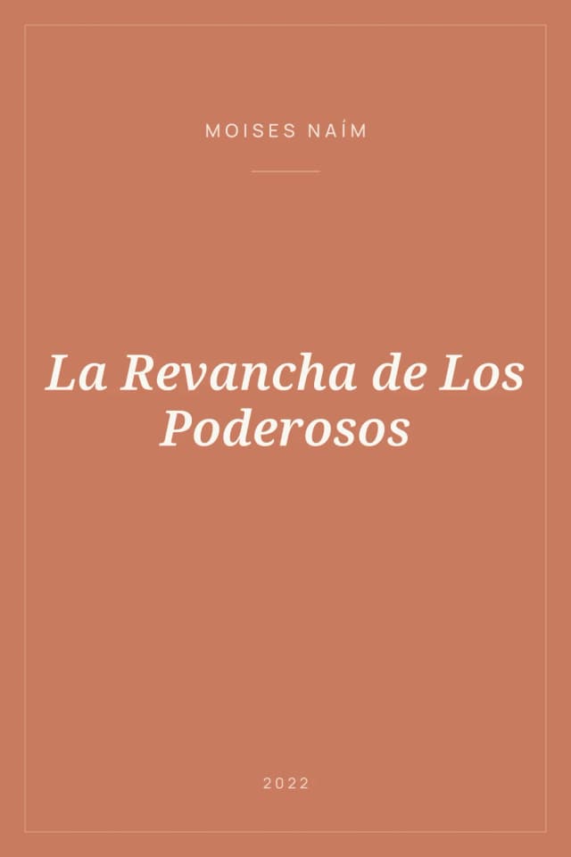 Portada de La Revancha de Los Poderosos