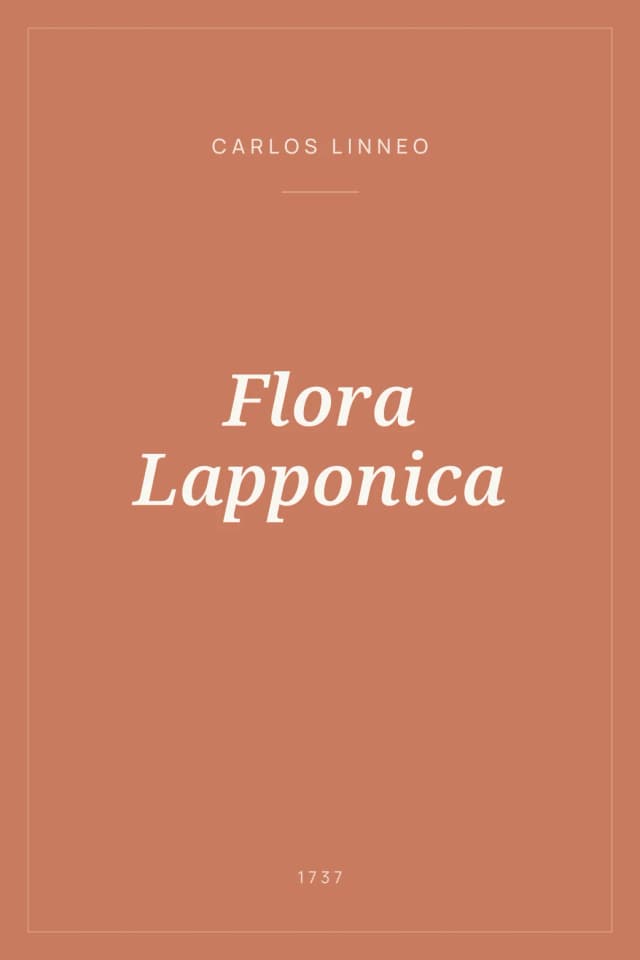 Portada de Flora Lapponica