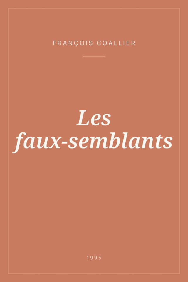 Portada de Les faux-semblants