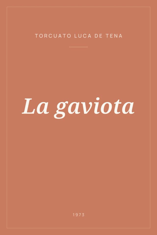 Portada de La gaviota
