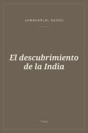 Portada de El descubrimiento de la India