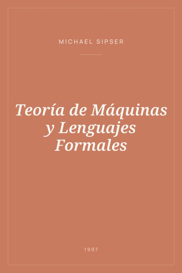 Portada de Teoría de Máquinas y Lenguajes Formales