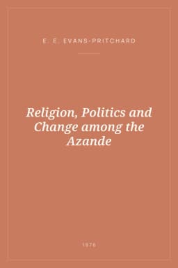 Portada de Religion, Politics and Change among the Azande