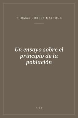 Portada de Un ensayo sobre el principio de la población