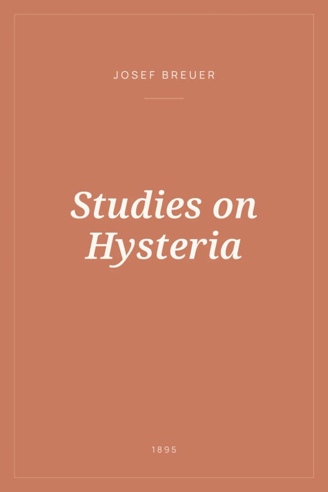 Portada de Studies on Hysteria
