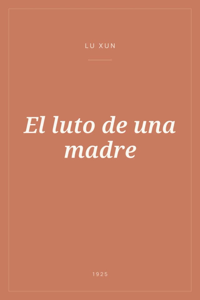Portada de El luto de una madre