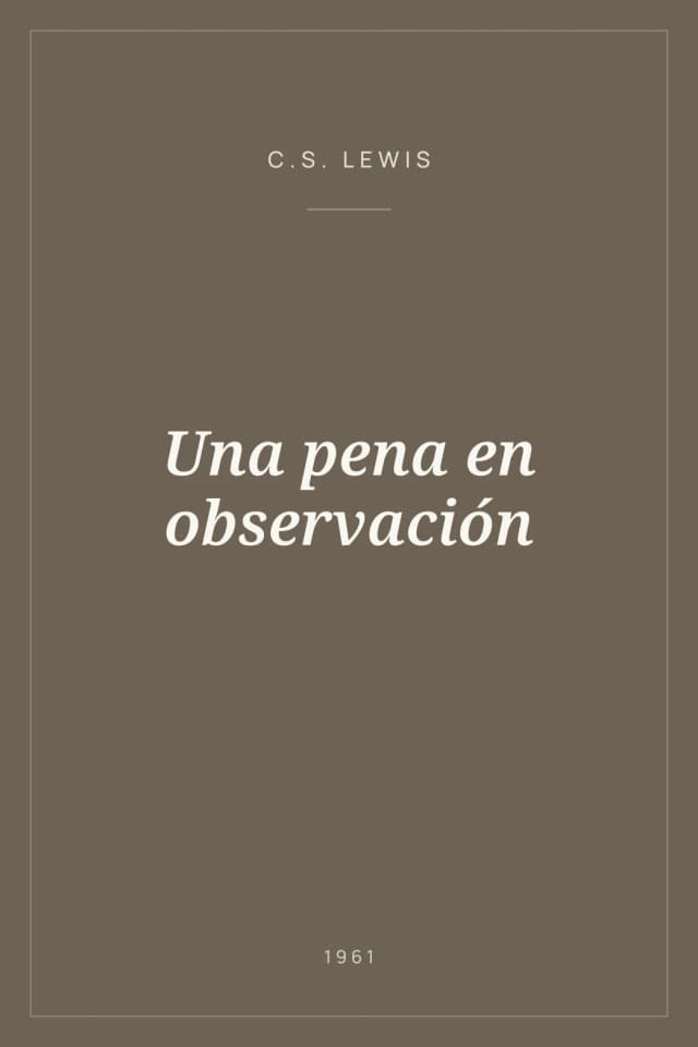 Portada de Una pena en observación
