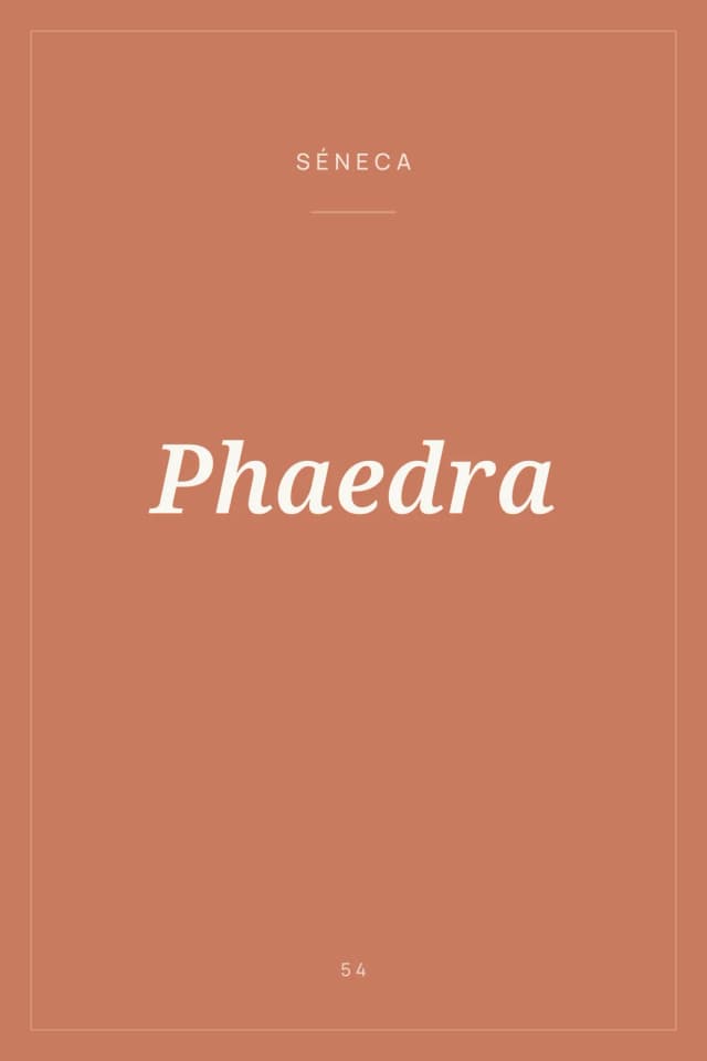 Portada de Phaedra