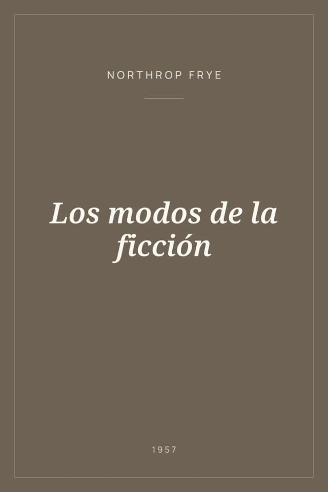Portada de Los modos de la ficción