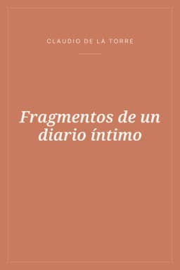 Portada de Fragmentos de un diario íntimo