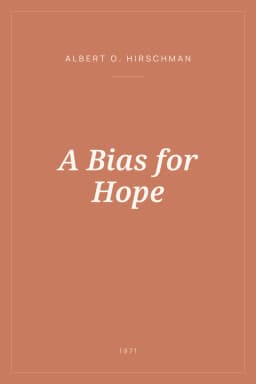 Portada de A Bias for Hope