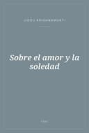 Portada de Sobre el amor y la soledad