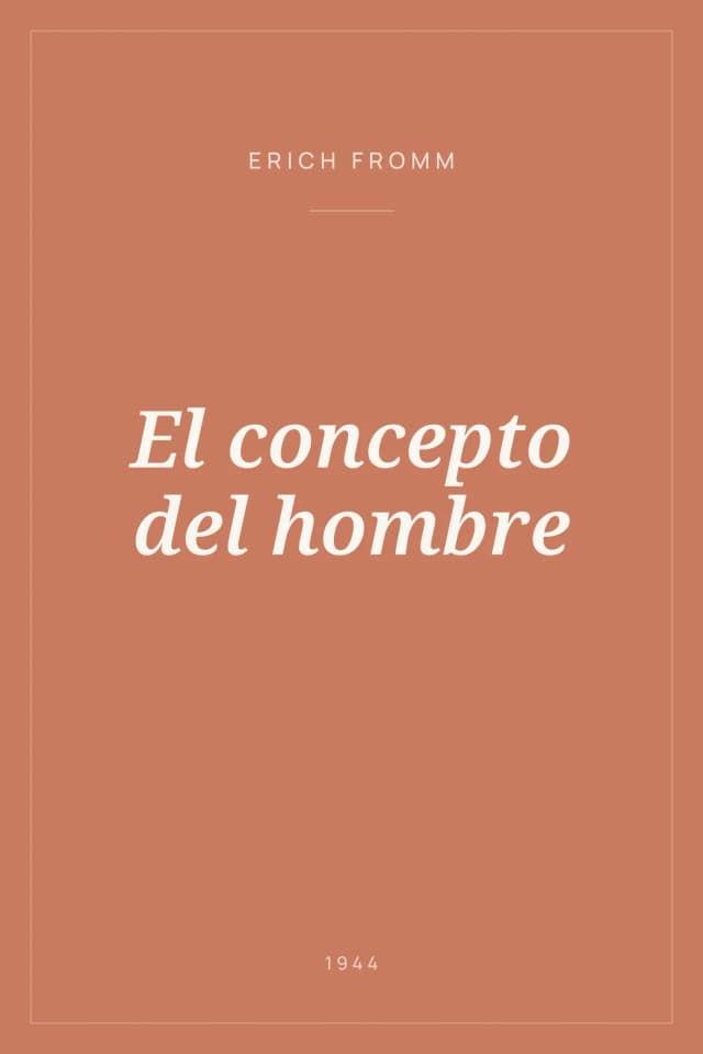 Portada de El concepto del hombre