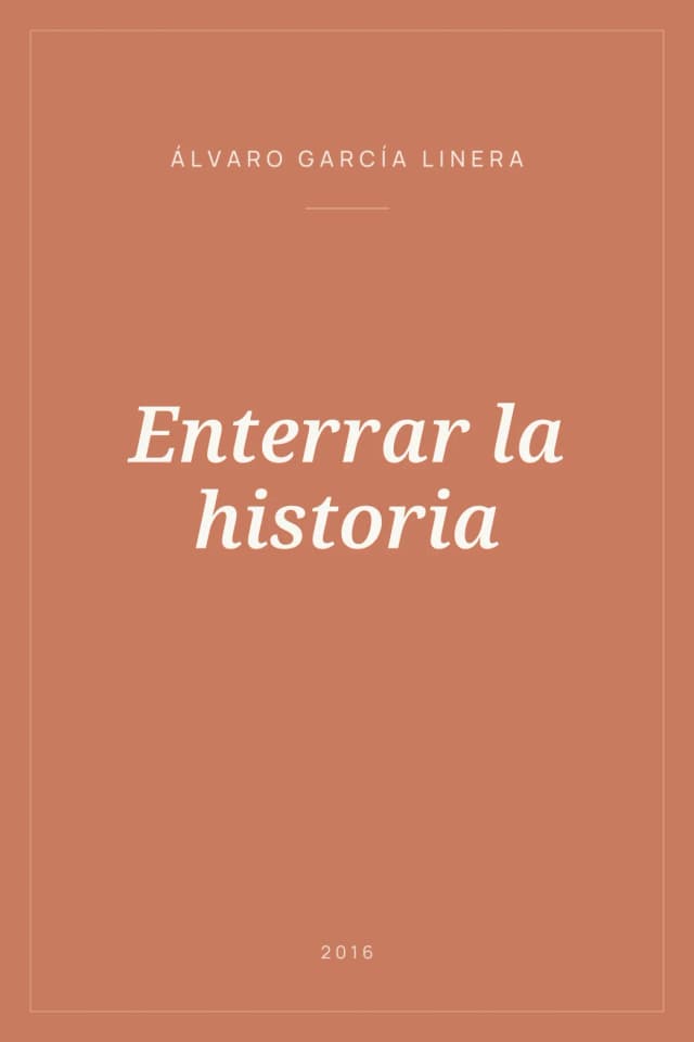 Portada de Enterrar la historia