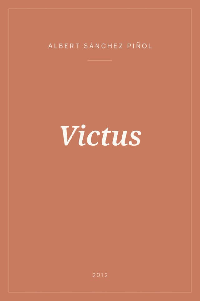 Portada de Victus