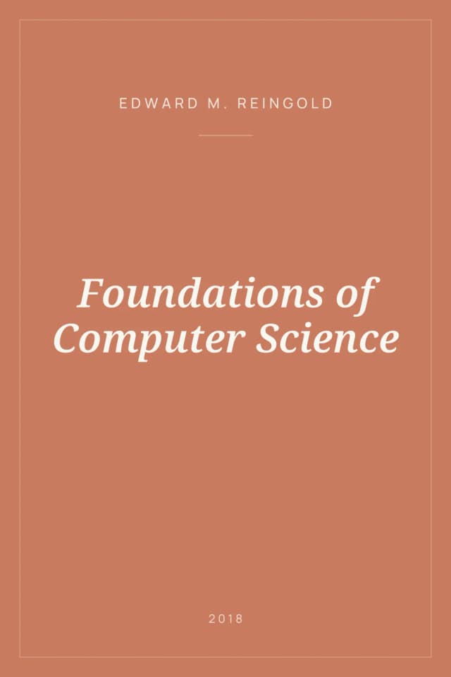Portada de Foundations of Computer Science