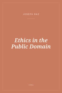Portada de Ethics in the Public Domain