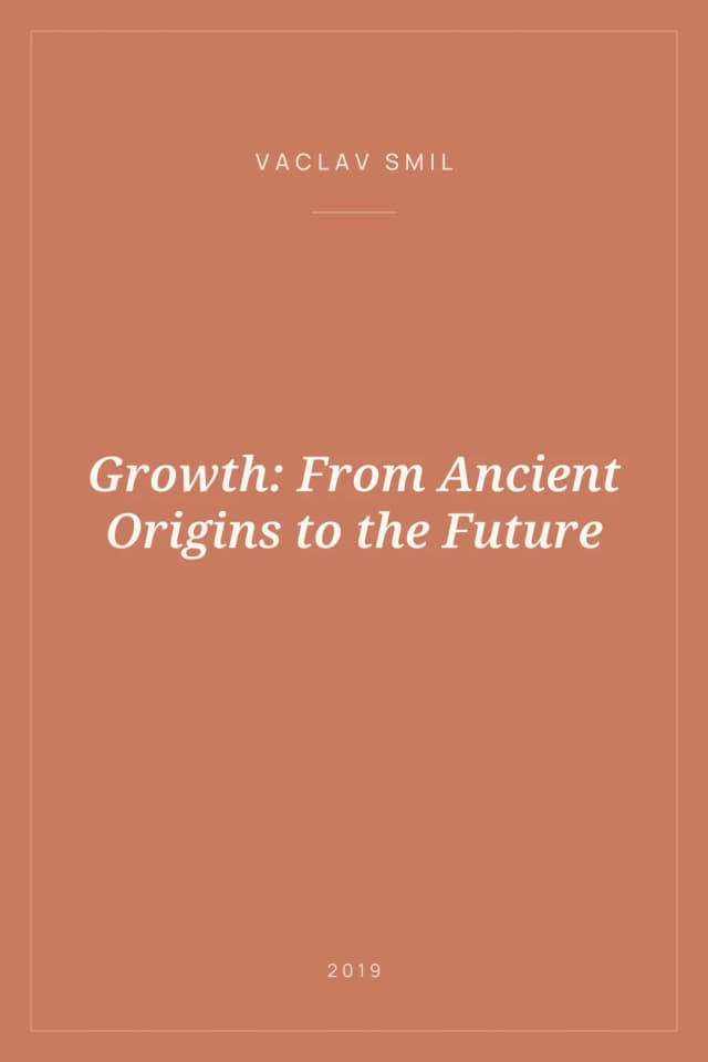 Portada de Growth: From Ancient Origins to the Future