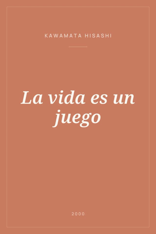 Portada de La vida es un juego