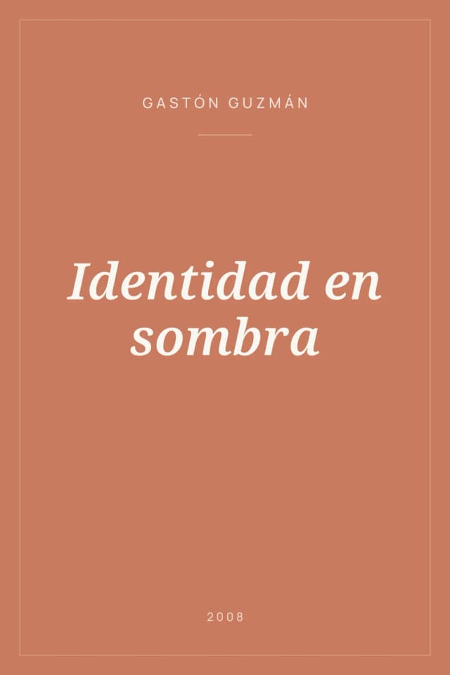 Portada de Identidad en sombra