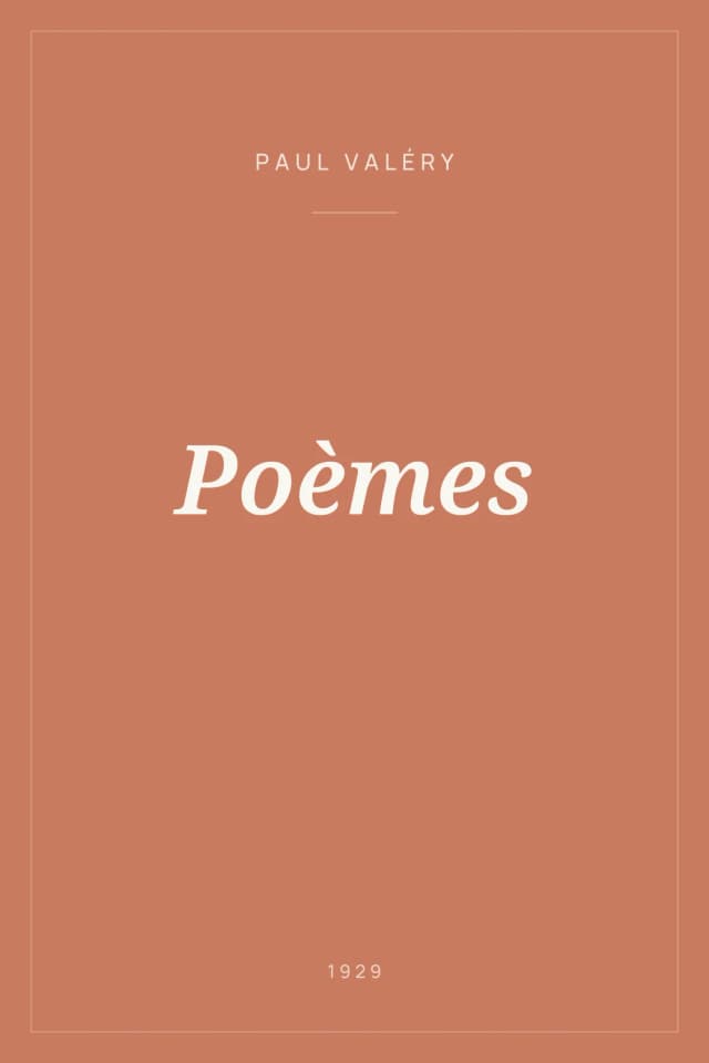 Portada de Poèmes