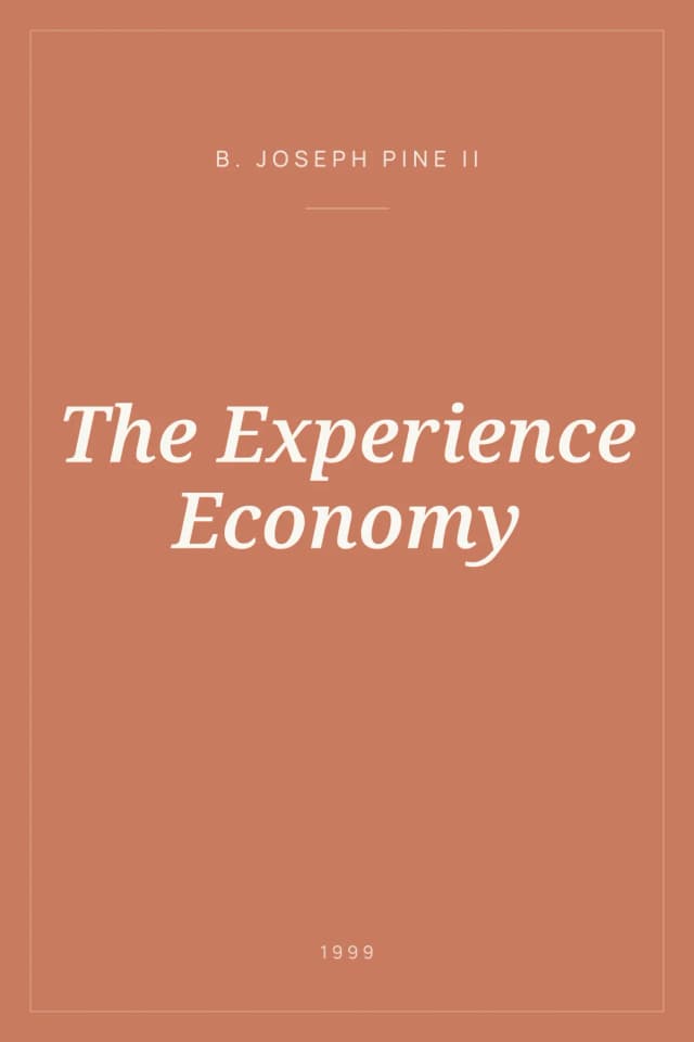 Portada de The Experience Economy