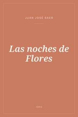 Portada de Las noches de Flores