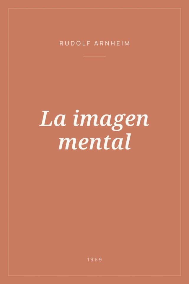 Portada de La imagen mental