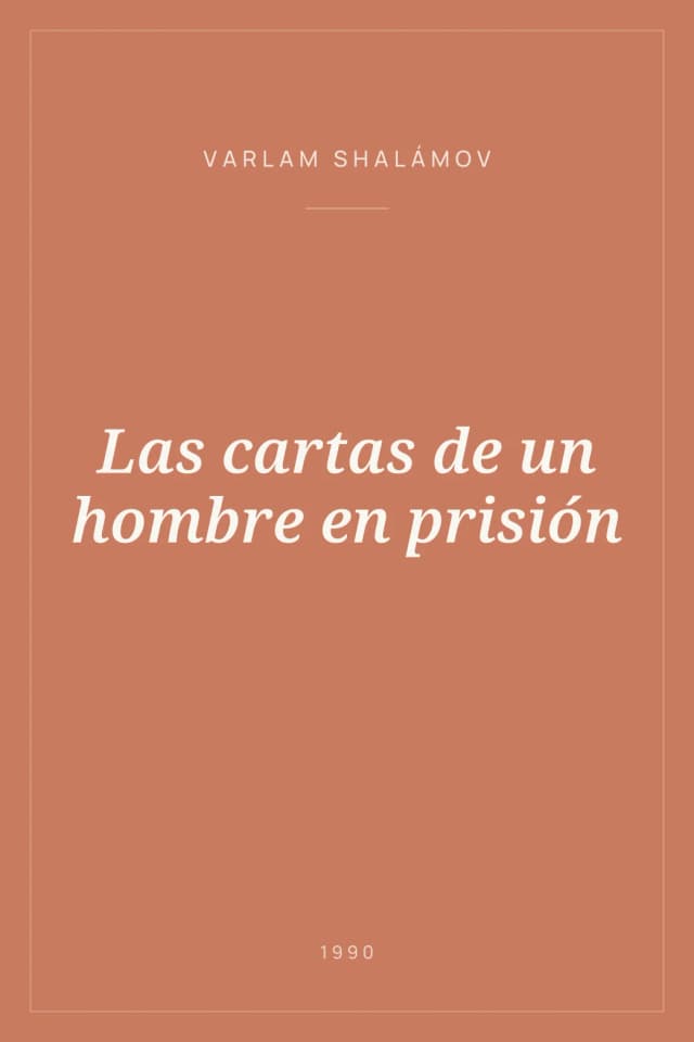 Portada de Las cartas de un hombre en prisión