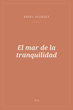 Portada de El mar de la tranquilidad