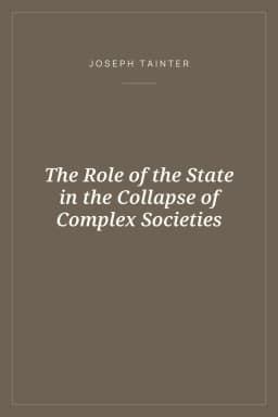 Portada de The Role of the State in the Collapse of Complex Societies