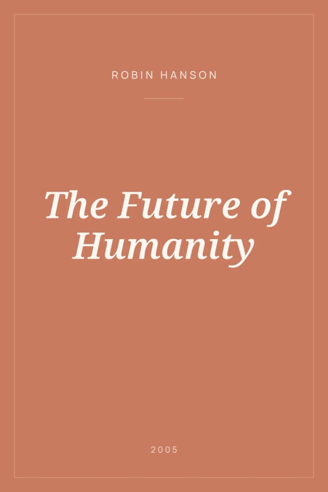 Portada de The Future of Humanity