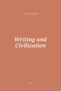 Portada de Writing and Civilization