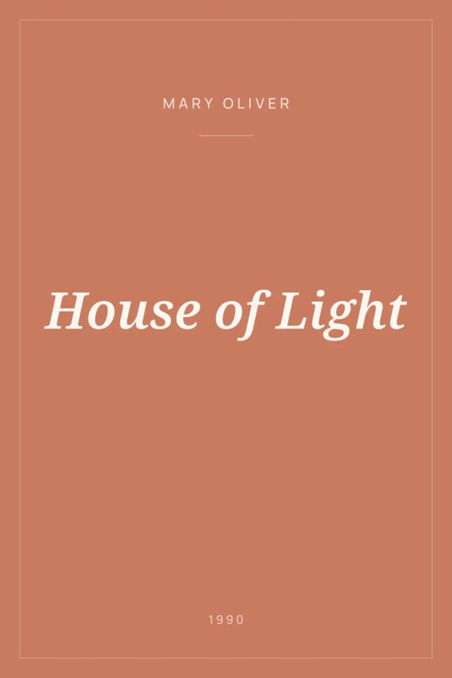Portada de House of Light