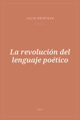 Portada de La revolución del lenguaje poético
