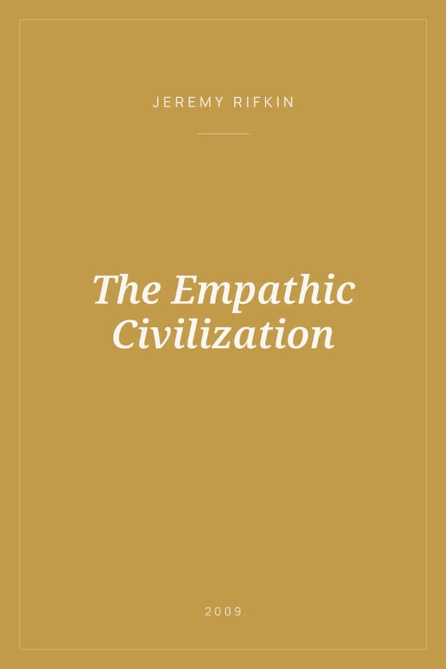 Portada de The Empathic Civilization