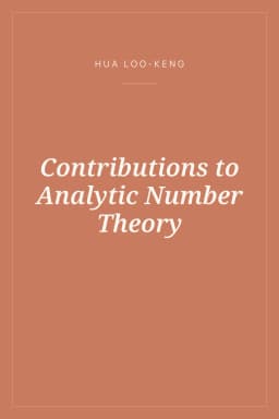 Portada de Contributions to Analytic Number Theory