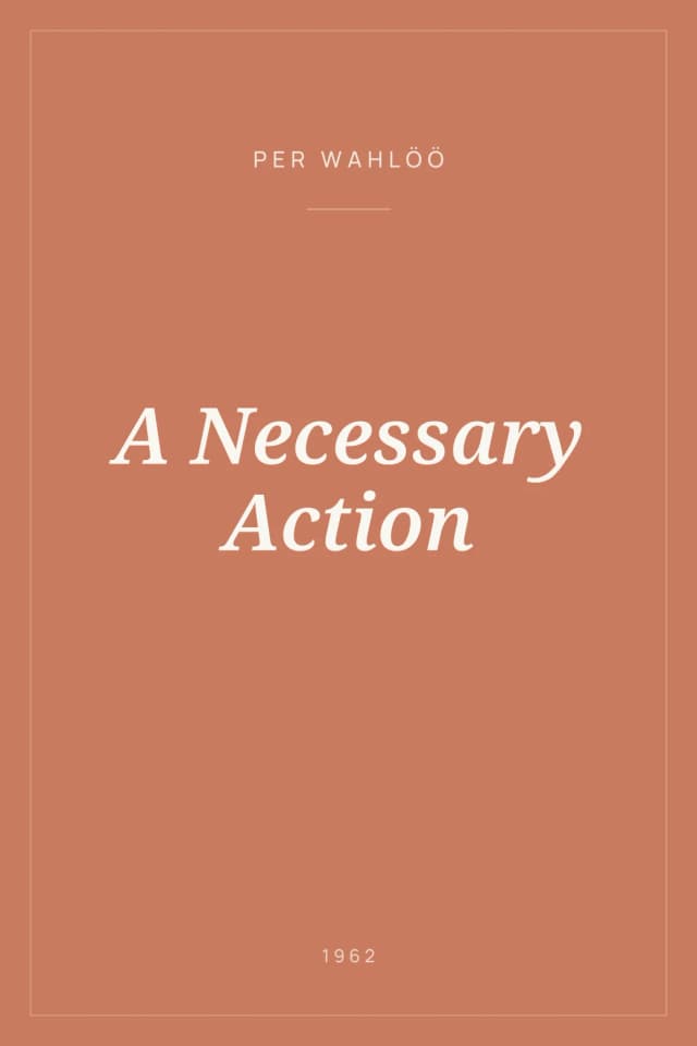 Portada de A Necessary Action