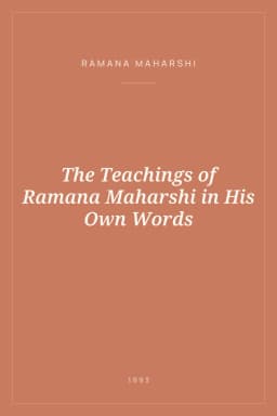 Portada de The Teachings of Ramana Maharshi in His Own Words