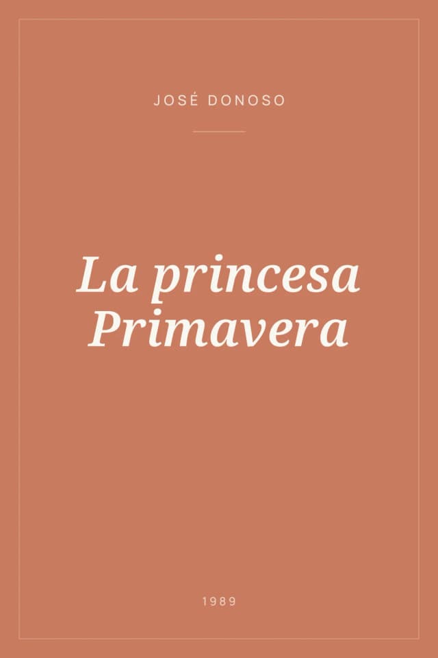 Portada de La princesa Primavera
