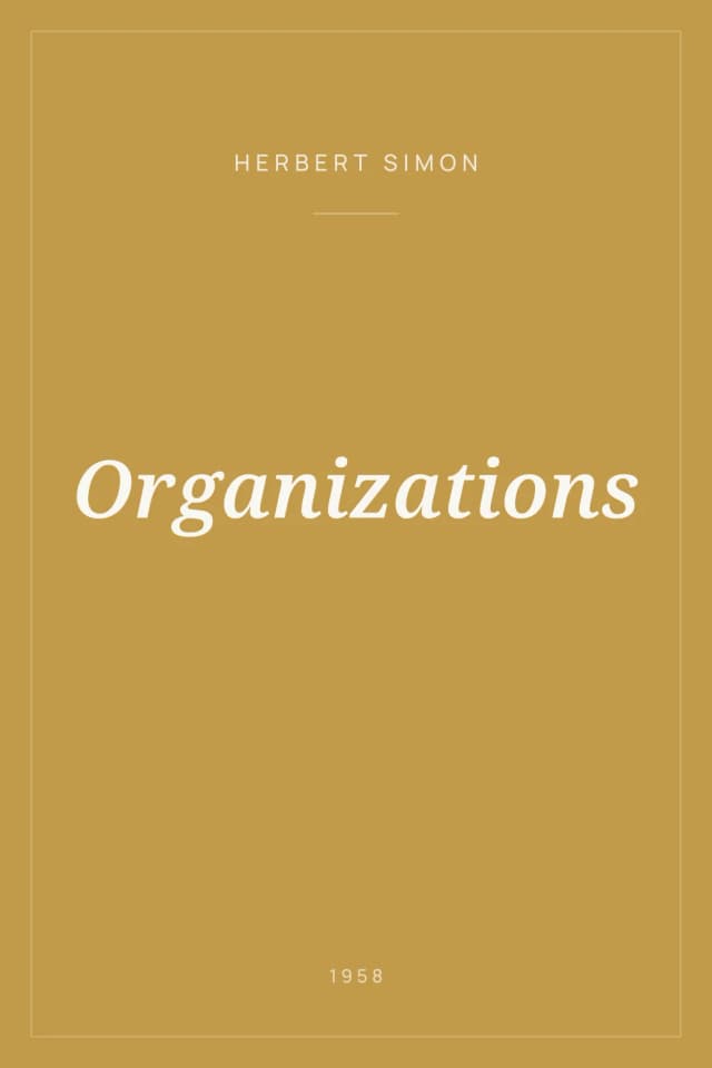 Portada de Organizations