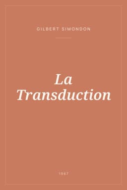 Portada de La Transduction