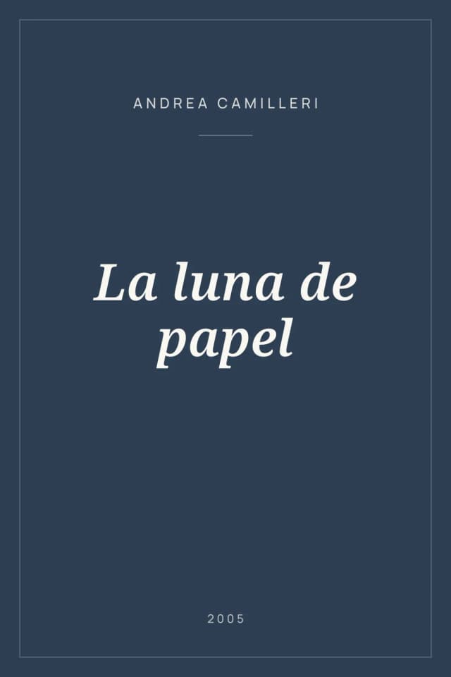 Portada de La luna de papel