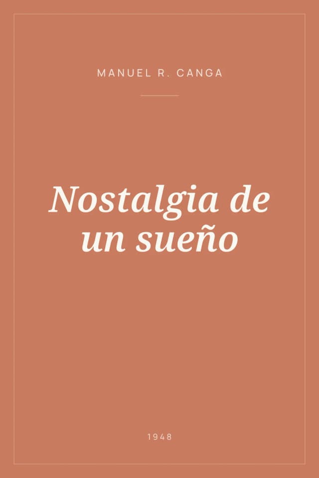 Portada de Nostalgia de un sueño