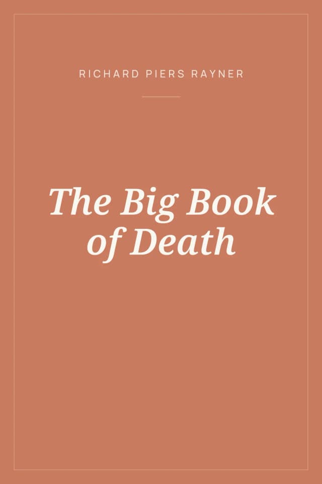 Portada de The Big Book of Death